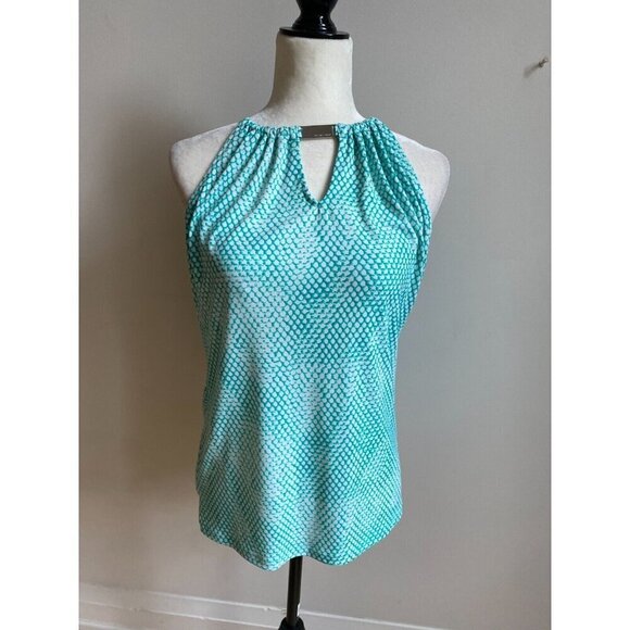 Michael Kors women green halter top sz small - Picture 1 of 6